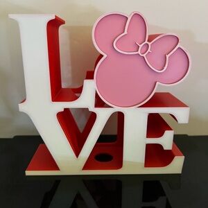 Valentine Minnie Mouse Love bath and body works soap holder